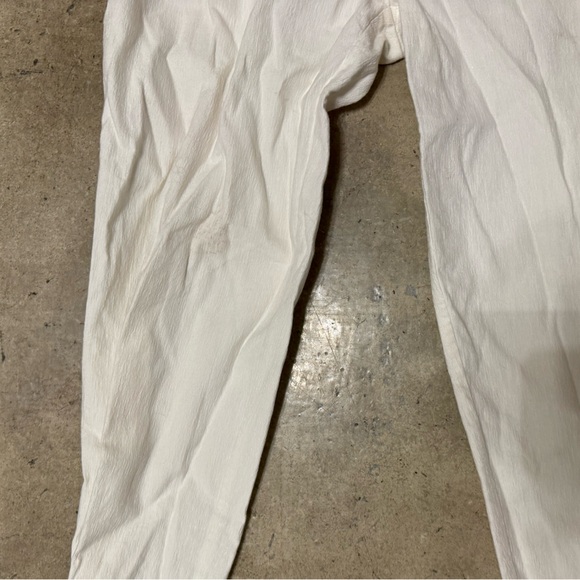 Jonathan Simkhai Pleated Textured Crop Pants - Picture 3 of 5